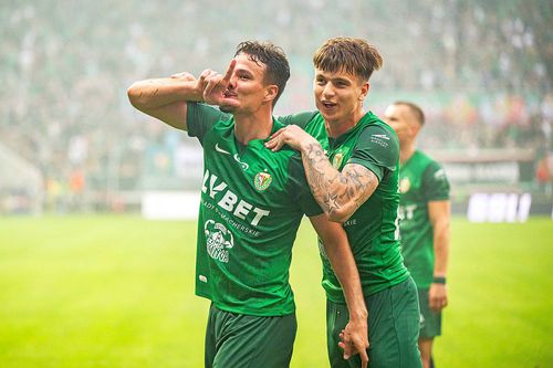 Assad Al-Hamlawi, sărbătorind un gol în tricoul lui Slask // foto: Imago Images
