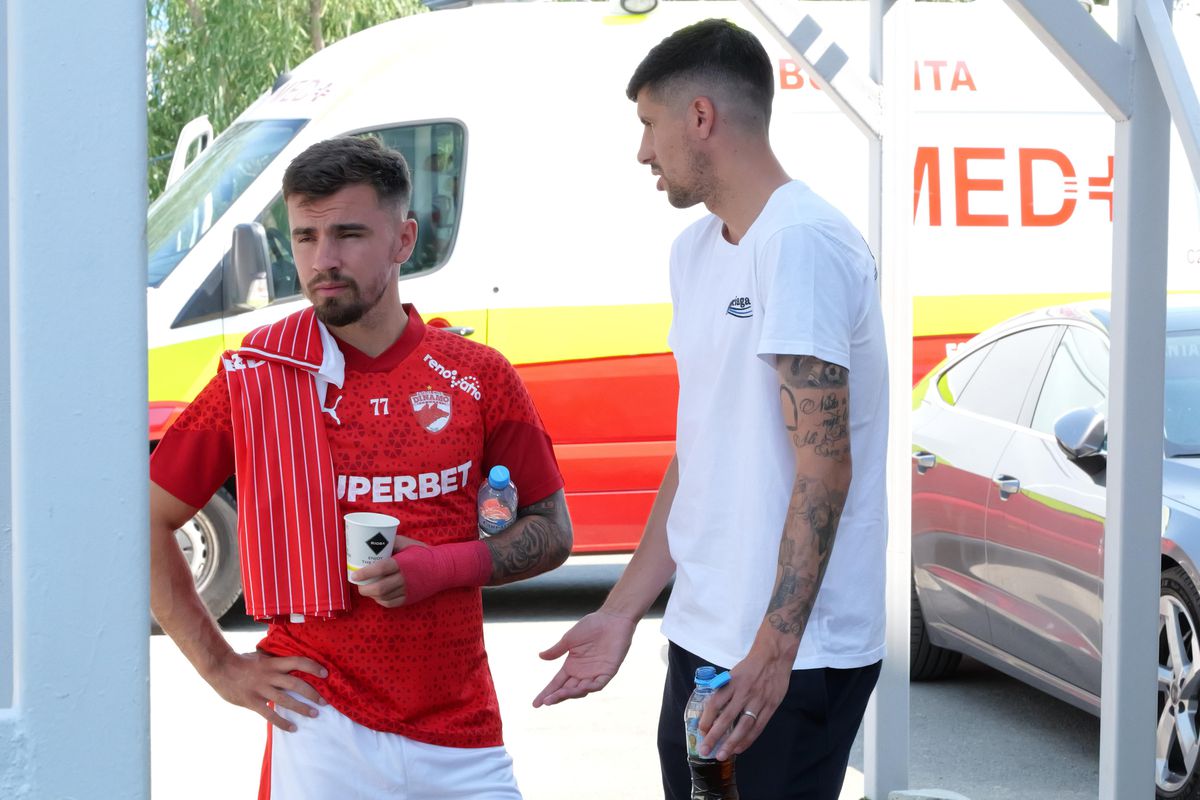 Dinamo a remizat cu CS Tunari în ultimul amical al verii și a pierdut un jucător important