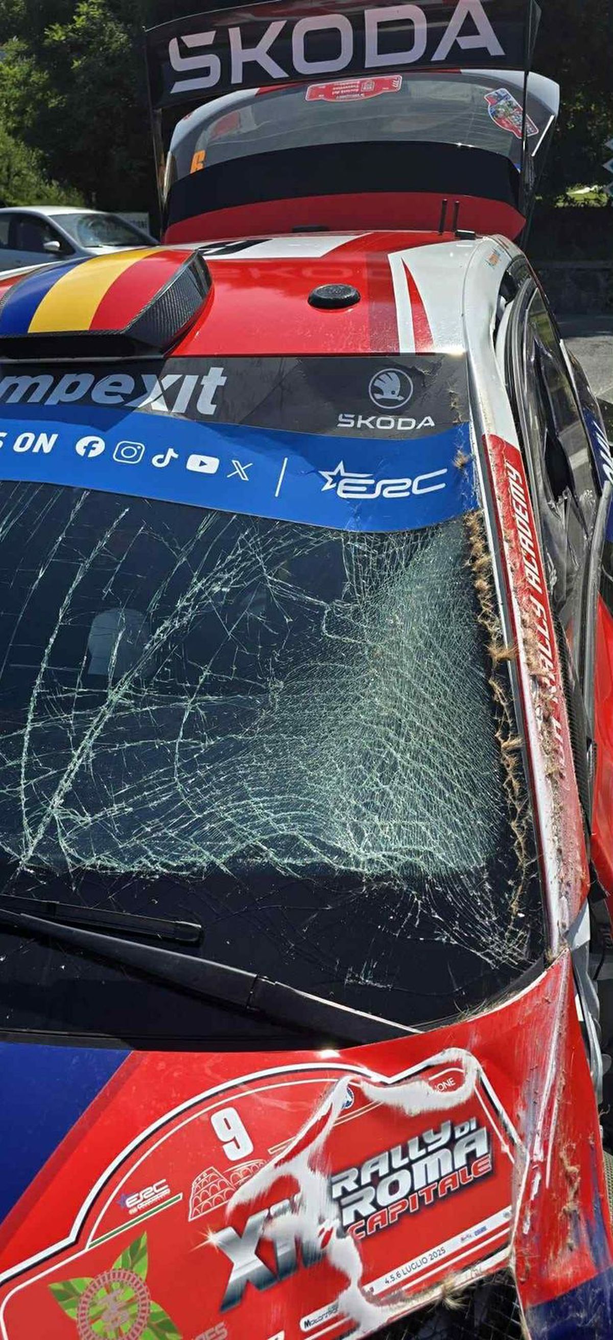 Simone Tempestini, coliziune cu o vacă