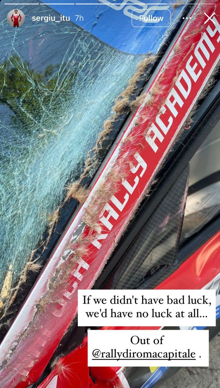 Simone Tempestini, coliziune cu o vacă/Foto: Instagram (Sergiu Itu)