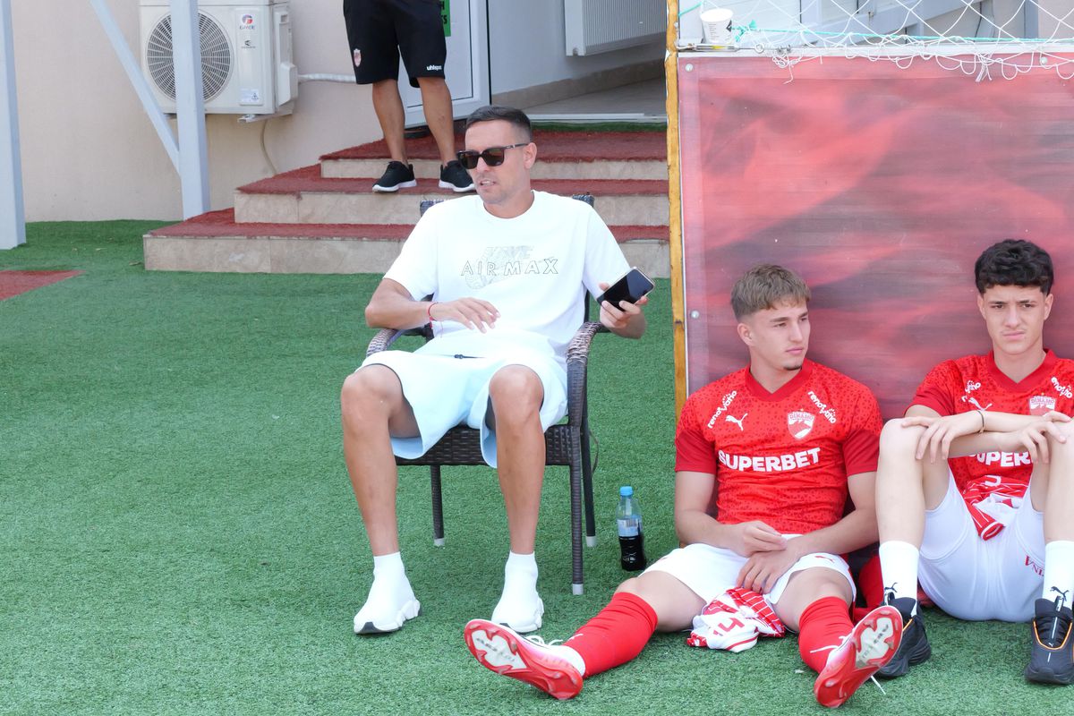 Dinamo a remizat cu CS Tunari în ultimul amical al verii și a pierdut un jucător important