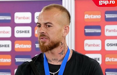 Denis Alibec, cu orteză la interviuri: „Simt genunchiul puțin instabil”. Ce urmează