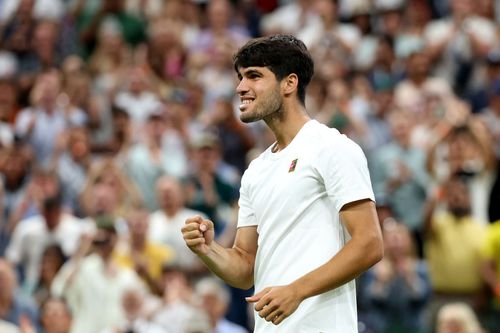 Carlos Alcaraz, calificare în „sferturi” la Wimbledon/Foto: Getty Images