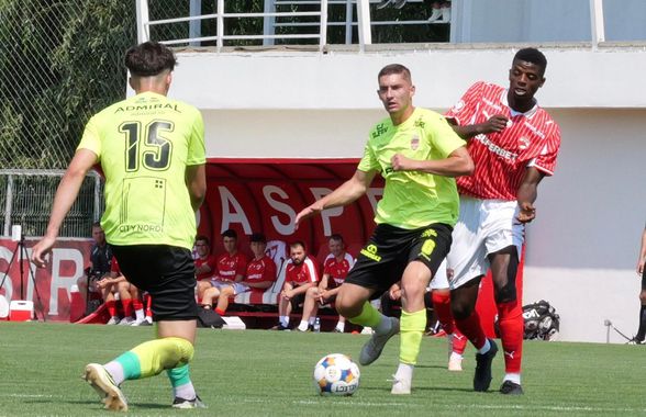 Dinamo a remizat cu CS Tunari în ultimul amical al verii și a pierdut un jucător important