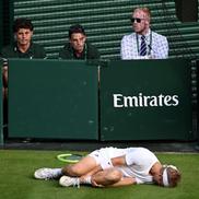 Controversă între Felix Auger-Aliassime și Alejandro Davidovich Fokina la Wimbledon Foto: Guliver/GettyImages