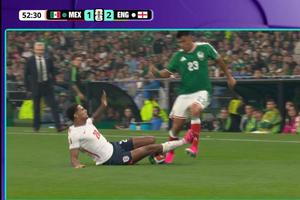 Mexic - Anglia, în optimile de finală ale Campionatului Mondial » Intervenție de la VAR: cartonaș ROȘU pentru fundașul englez