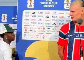Vinicius a întrerupt interviul lui Haaland » Imagine memorabilă, după eliminarea Braziliei