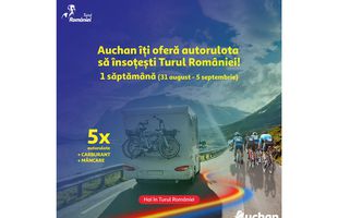 Fanii ciclismului au șansa de a însoți Turul României cu 5 autorulote oferite gratuit