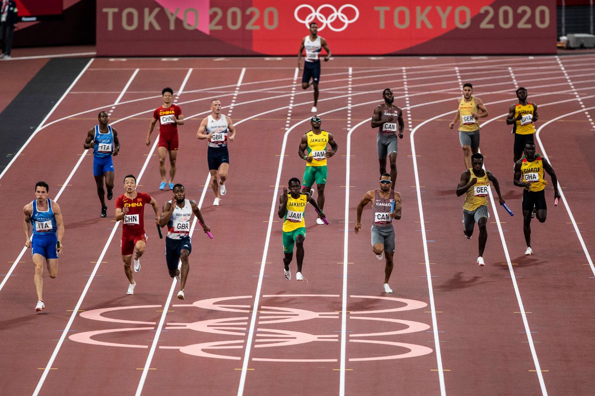 Finală 4x100m masculin - Jocurile Olimpice