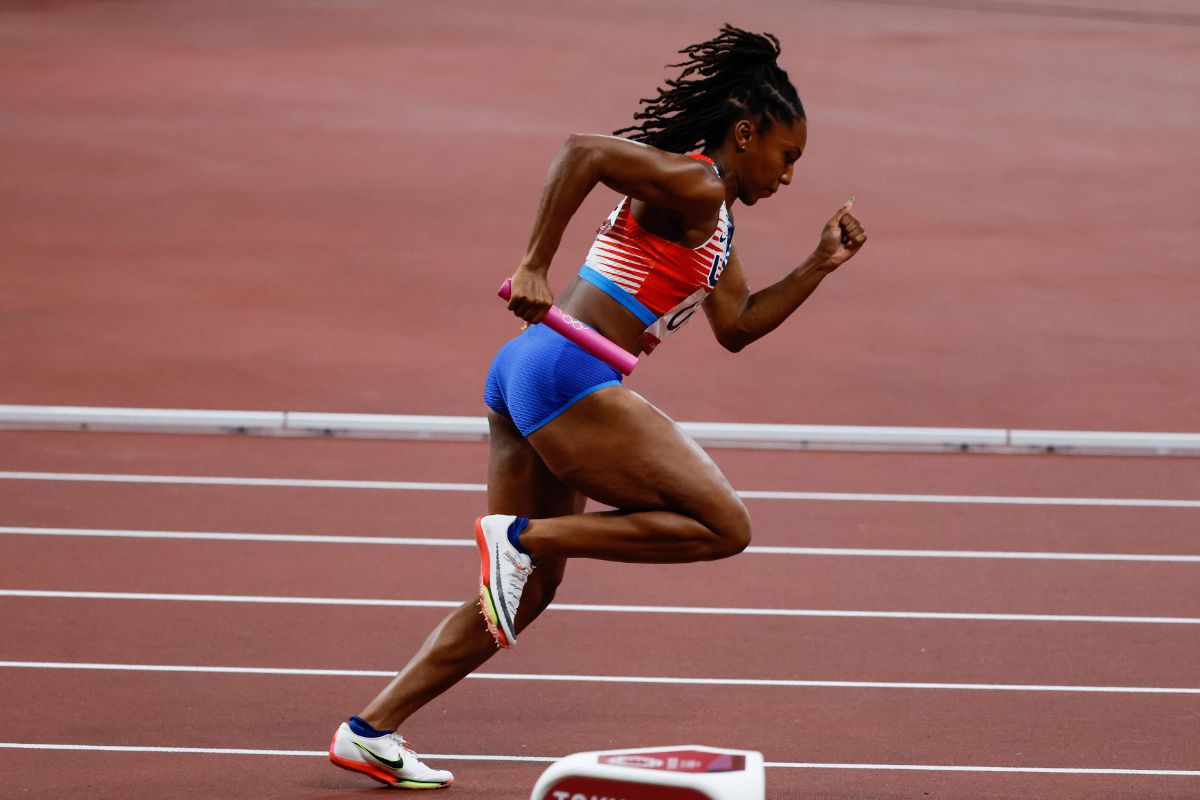 Finală 4x100m feminin - Jocurile Olimpice