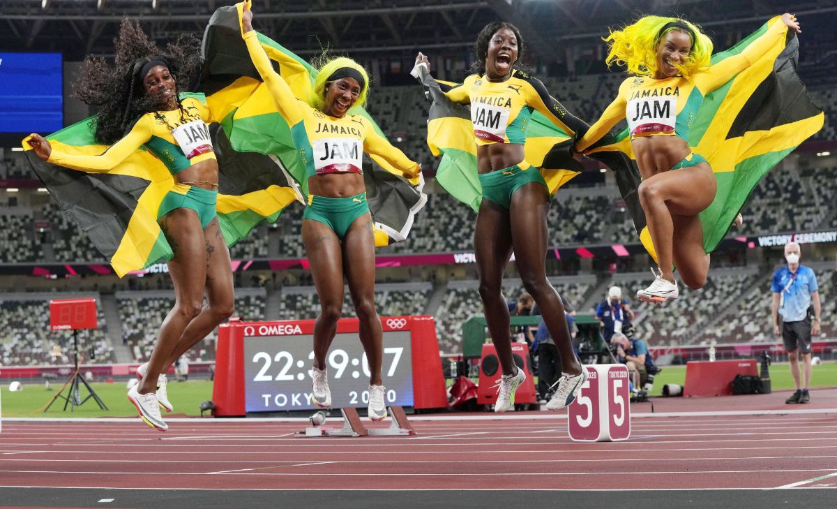 Finală 4x100m feminin - Jocurile Olimpice