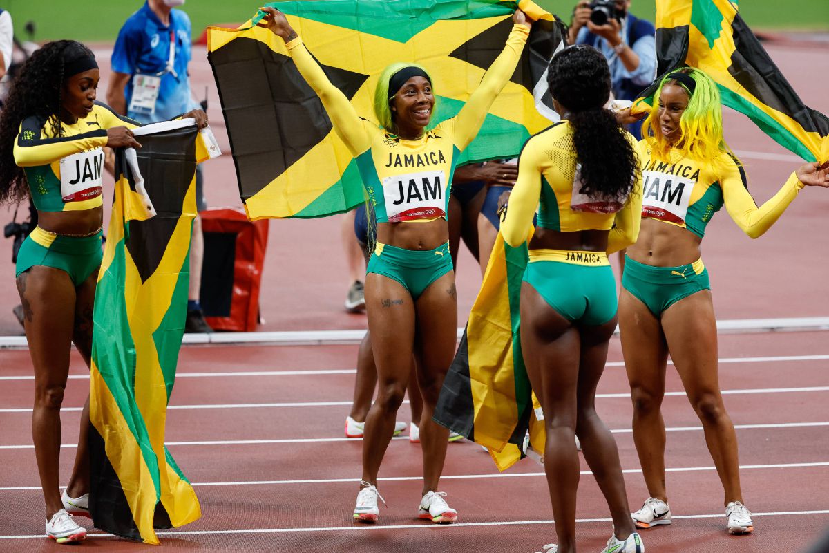 Finală 4x100m feminin - Jocurile Olimpice