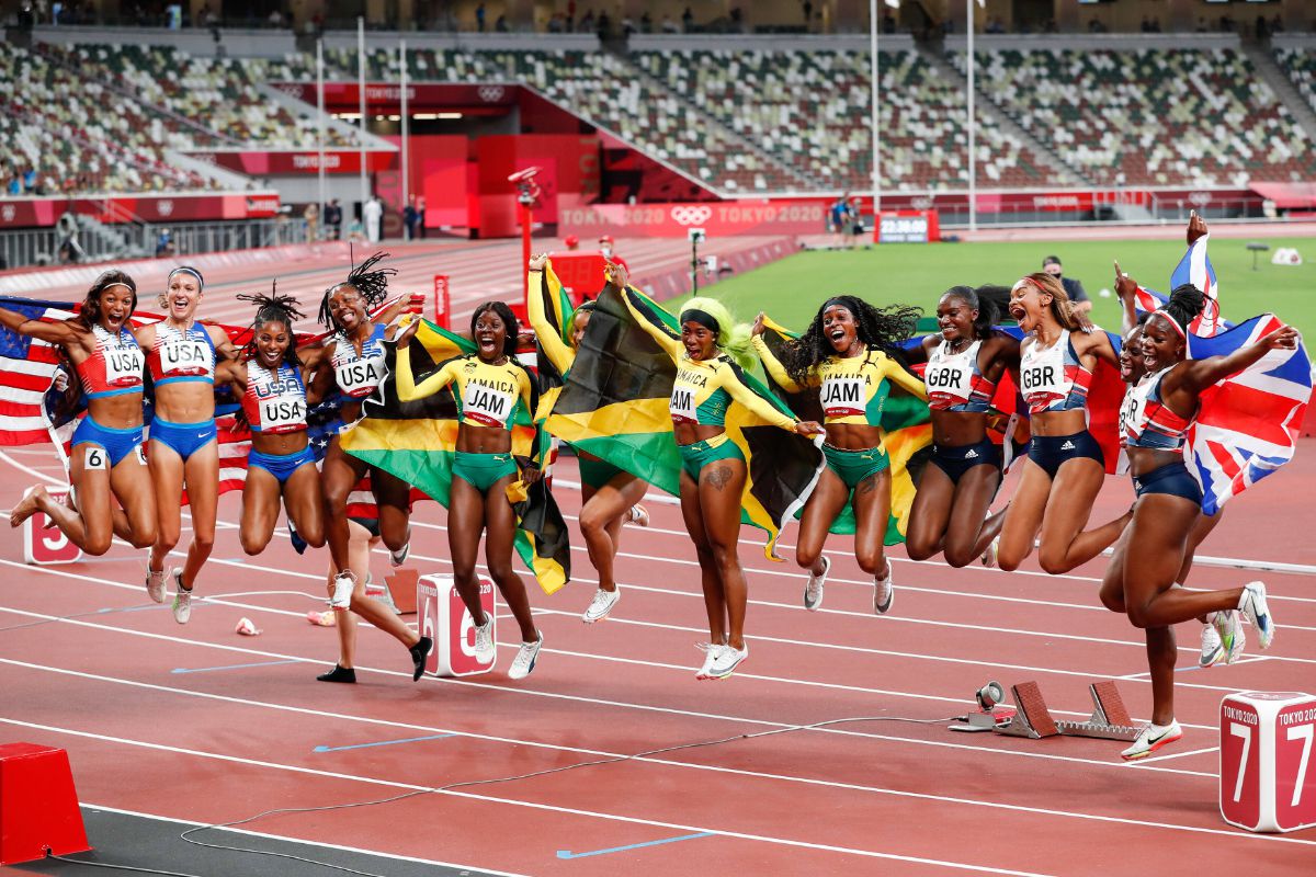 Finală 4x100m feminin - Jocurile Olimpice
