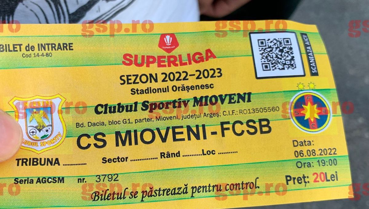 Primul venit, primul servit la CS Mioveni - FCSB / FOTO: Iosif Popescu (GSP.ro)