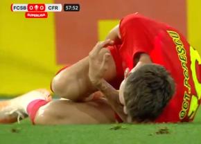 Octavian Popescu, două momente jenante în FCSB - CFR Cluj