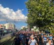 Ce s-a auzit la stația de amplificare din Ghencea înainte de FCSB - CFR Cluj: „În această seară, suporterii roș-albaștri din tribună poartă un singur nume...”