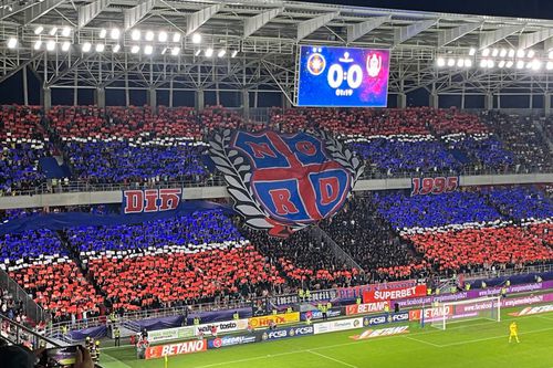 FCSB - CFR Cluj s-a jucat în fața unei asistențe-record în acest sezon
