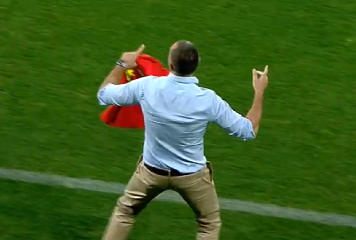 Adrian Ilie a dat startul meciului la revenirea FCSB în Ghencea » „Cobra”, aplauze la scenă deschisă!