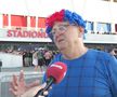 Un suporter al celor de la FCSB a fost emoționat până la lacrimi de primul meci pe care îl va vedea live pe noua arenă din Ghencea.