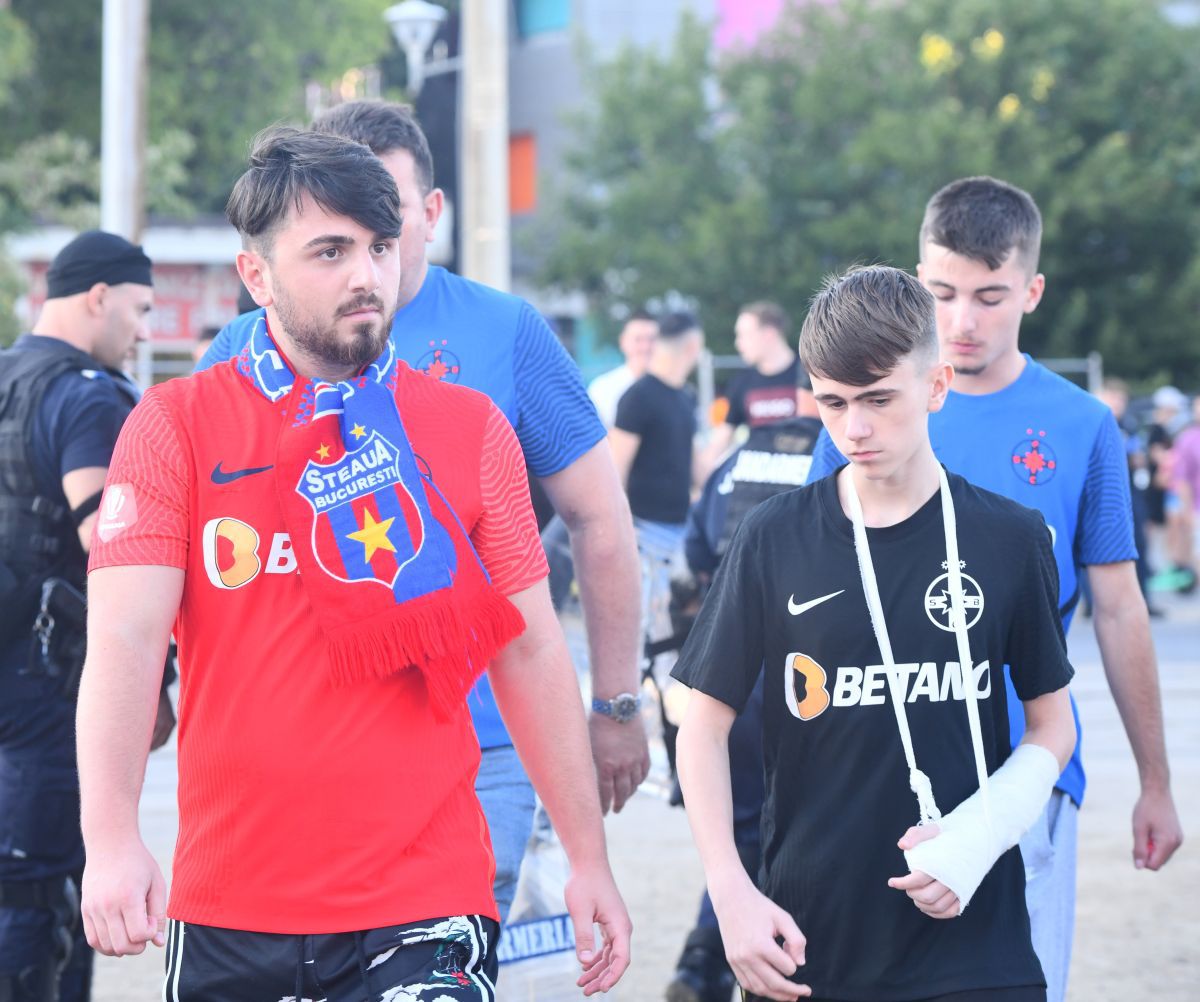 FCSB - CFR Cluj, imagini dinainte de meci