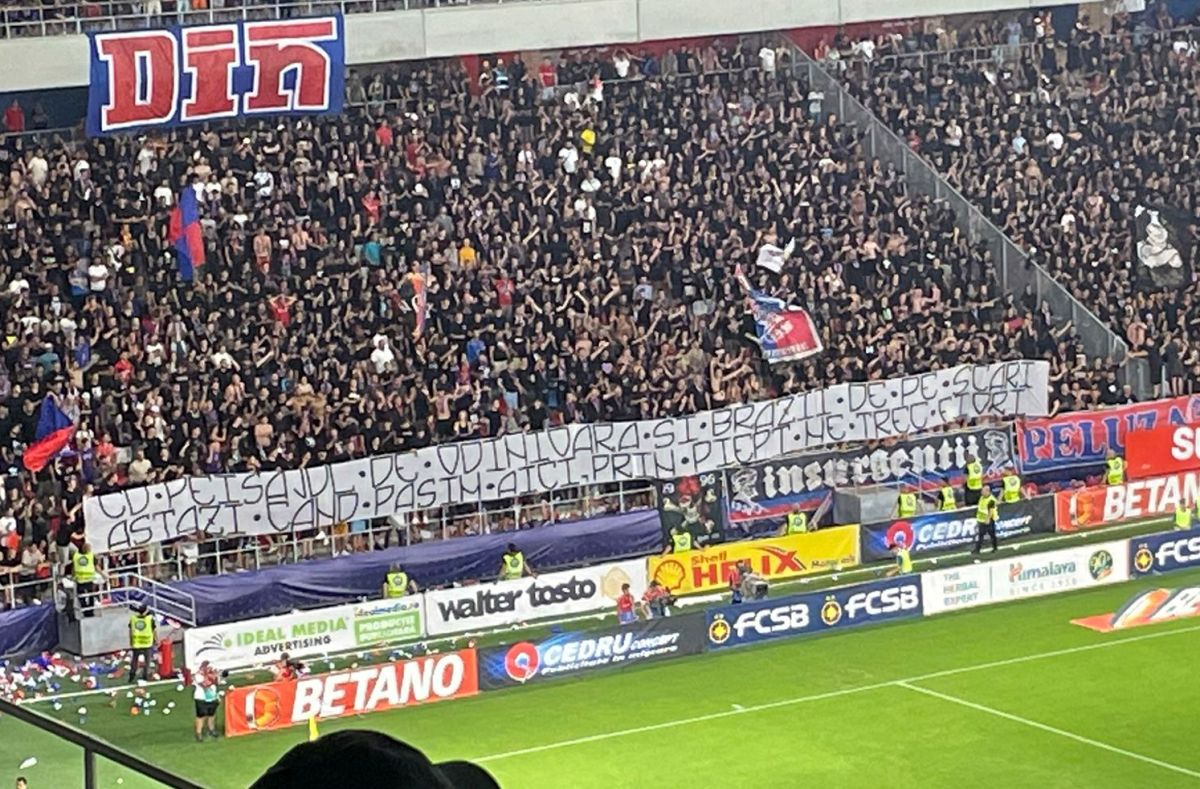 „Steaua suntem noi!” » Compagno a declanșat nebunia în Ghencea! Stadionul a ERUPT la primul gol marcat „acasă” după 8 ani de FCSB