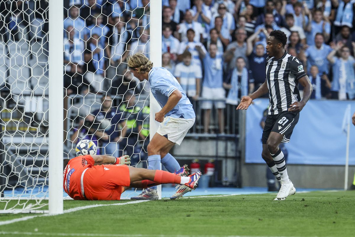 Malmo - PAOK, prima manșă din turul trei de Champions League