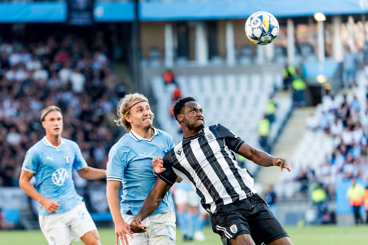 Malmo - PAOK, prima manșă din turul trei de Champions League