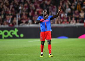 Dawa, din nou erou pentru FCSB! Camerunezul a deschis scorul la Praga, însă va fi suspendat la retur