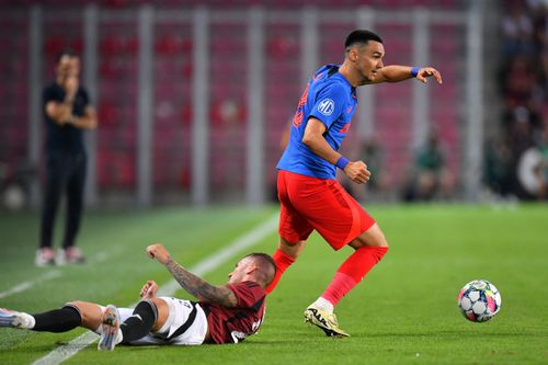 Adrian Șut în Sparta Praga - FCSB 1-1, în turul 3 preliminar din Champions League, foto: Cristi Preda / GSP