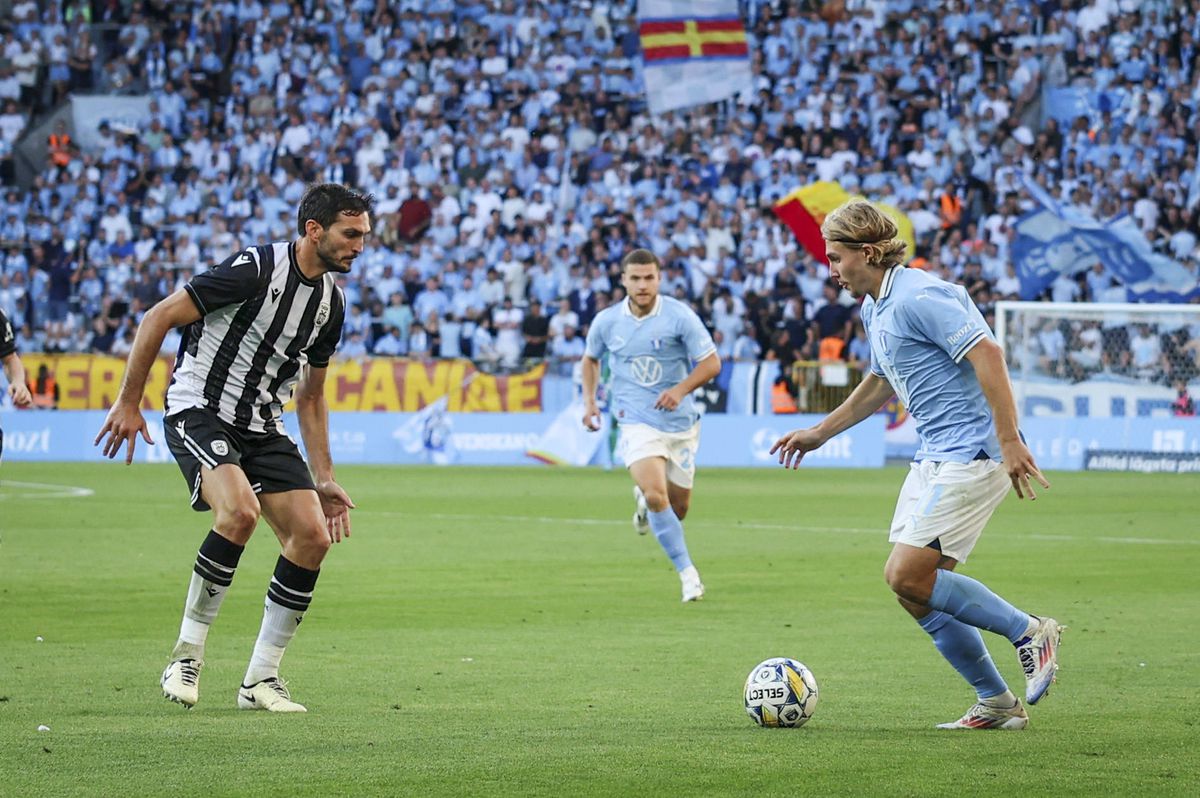 Malmo - PAOK, prima manșă din turul trei de Champions League