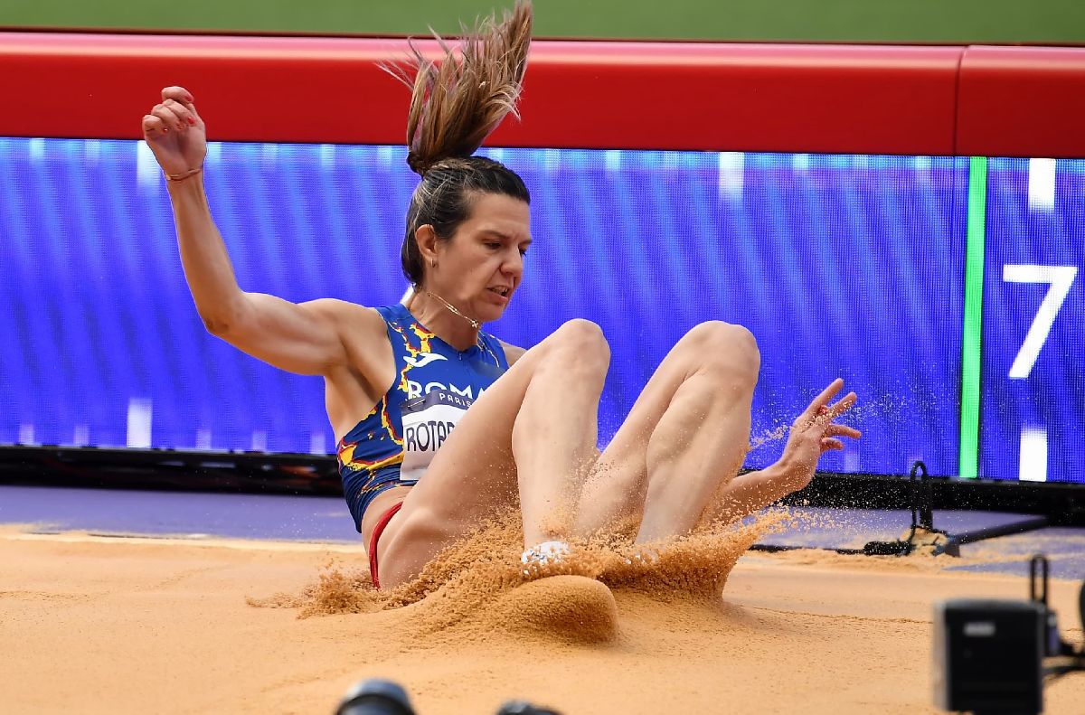 Alina Rotaru-Kottmann, sesiunea de calificări de la la săritura în lungime » Imagini de pe Stade de France