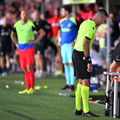 VAR-ul a salvat-o pe FCSB de înfrângere la Praga // foto: Cristi Preda (GSP)