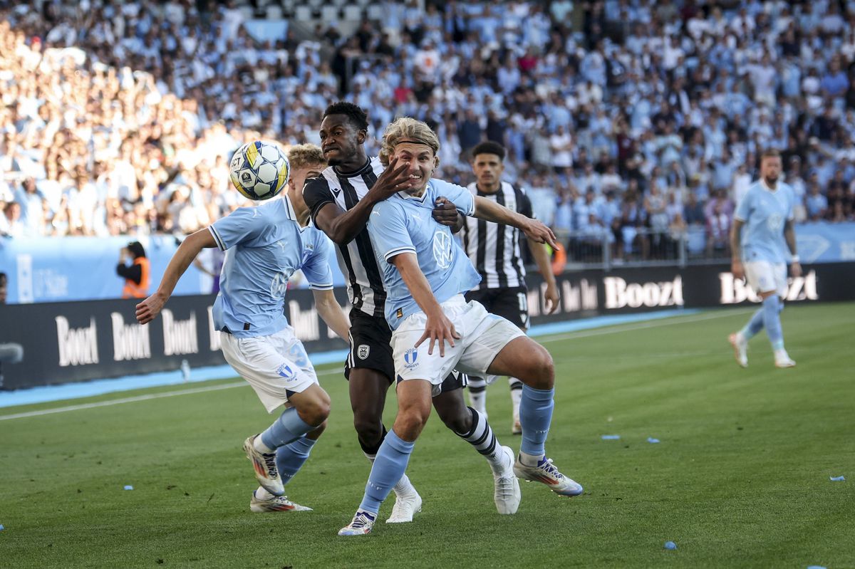 Malmo - PAOK, prima manșă din turul trei de Champions League