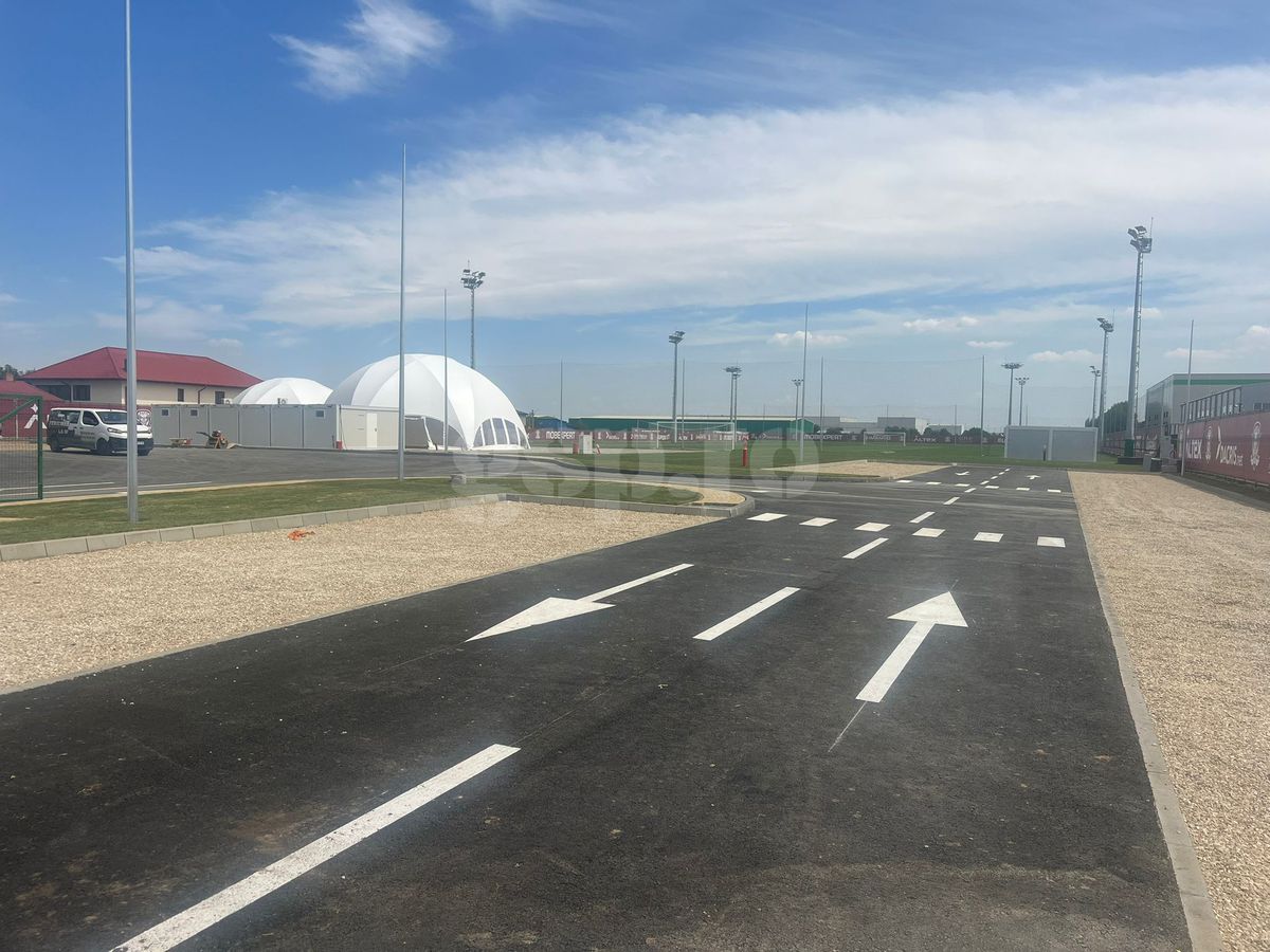 Noua bază a Rapidului, din Ștefănești