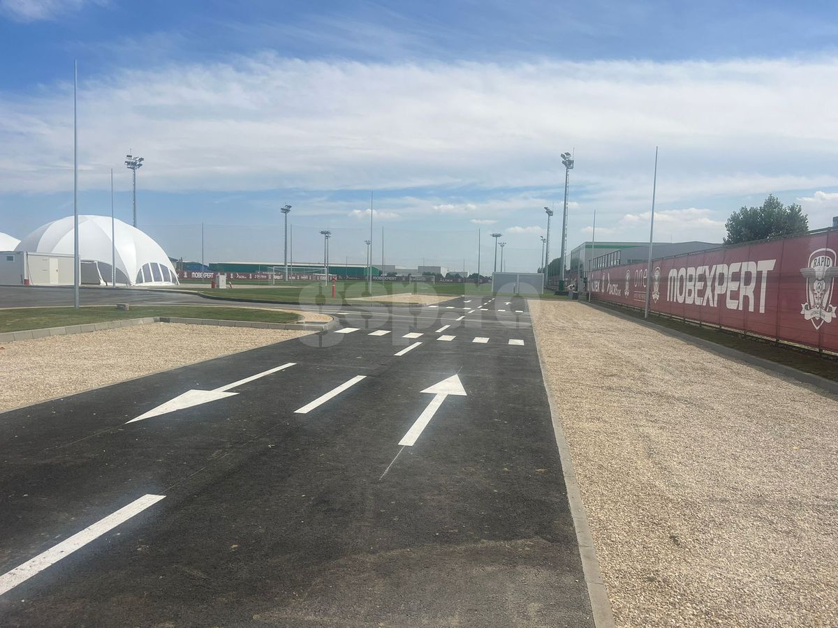 Noua bază a Rapidului, din Ștefănești