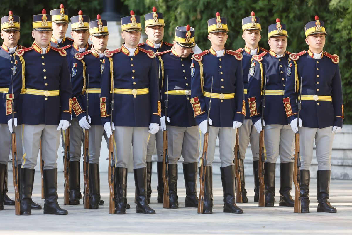 Imagini de la funeraliile lui Ion Iliescu, de la Palatul Cotroceni / foto: Cristi Preda (GSP.ro)
