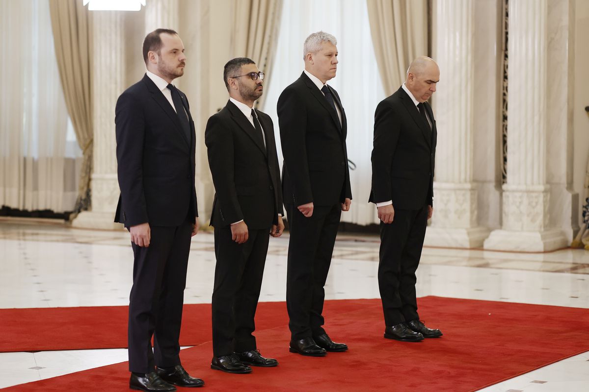Imagini de la funeraliile lui Ion Iliescu, de la Palatul Cotroceni / foto: Cristi Preda (GSP.ro)