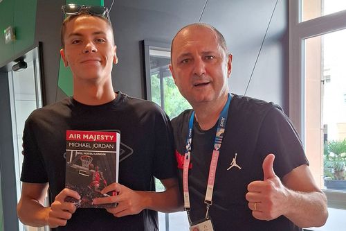 Emil Hossu-Longin, alături de David Popovici // foto: Facebook