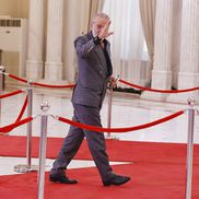 Gigi Becali la funeraliile lui Ion Iliescu, de la Palatul Cotroceni / foto: Cristi Preda (GSP.ro)