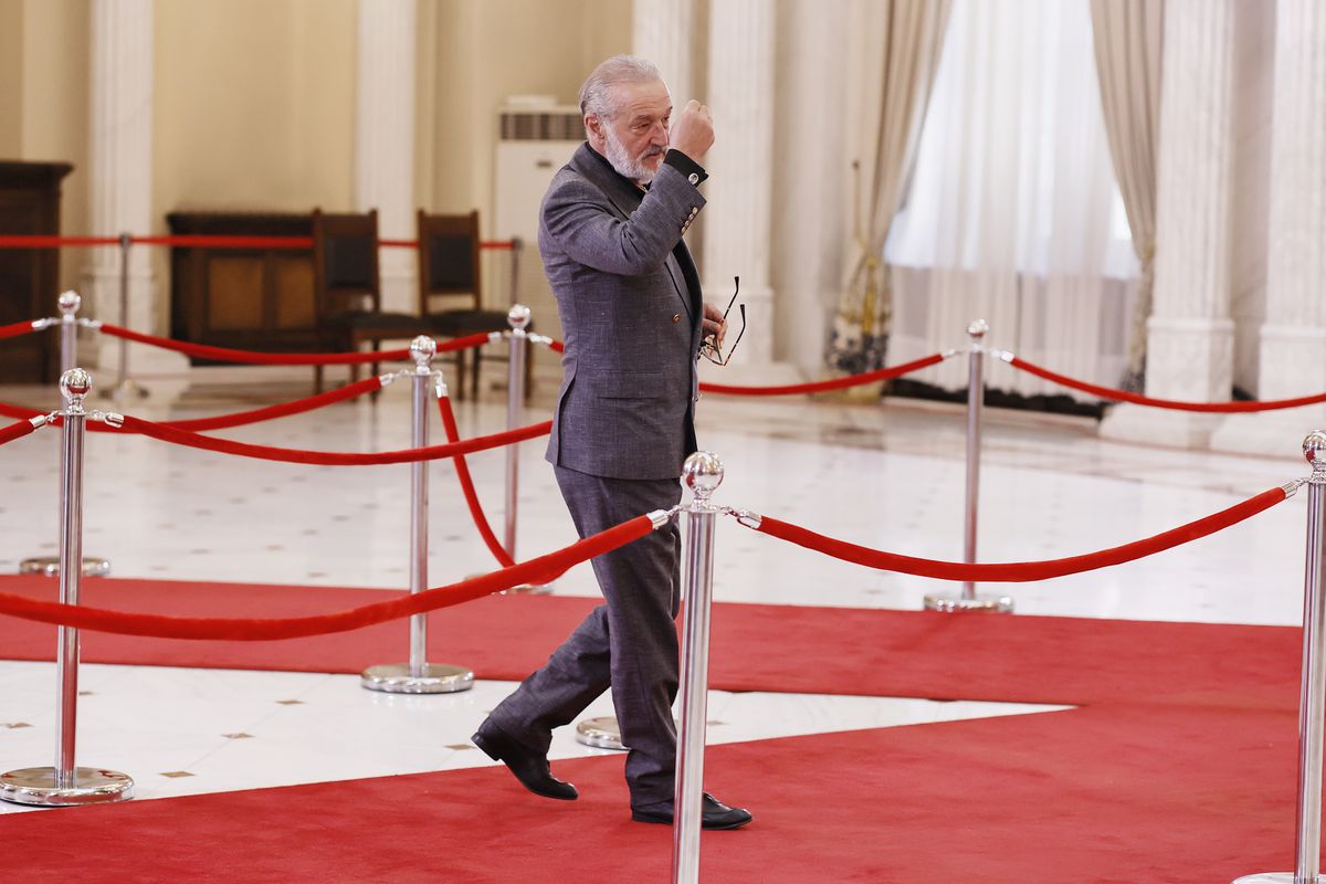 Imagini de la funeraliile lui Ion Iliescu, de la Palatul Cotroceni / foto: Cristi Preda (GSP.ro)