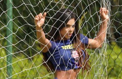 FOTO Miss BumBum face orice pentru Messi! S-a dezbrăcat complet în semn de protest: „Demisia, l-ați transformat pe Leo într-un sclav”