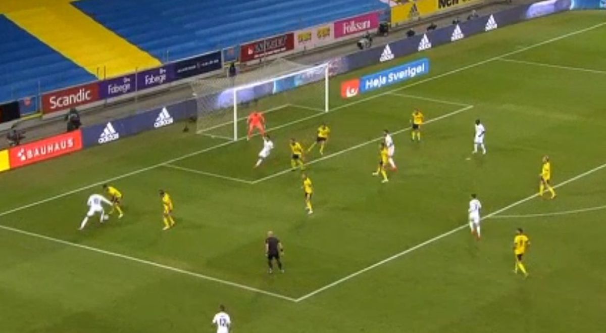 LIGA NAȚIUNILOR. FOTO Oprește-l, dacă poți! Mbappe, cursă și execuție de geniu în Suedia - Franța