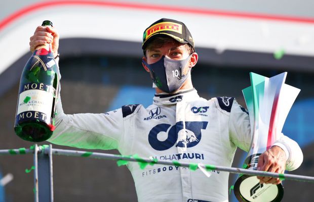 Marele Premiu de la Monza » Cursă nebună, câștigată de Pierre Gasly, după gafa lui Hamilton și abandonul lui Verstappen!