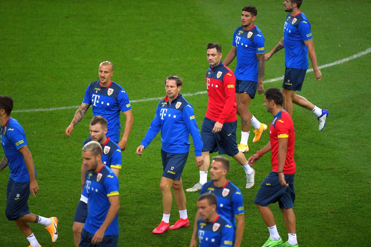 Austria - România, imagini de la antrenamentul oficial al „tricolorilor”