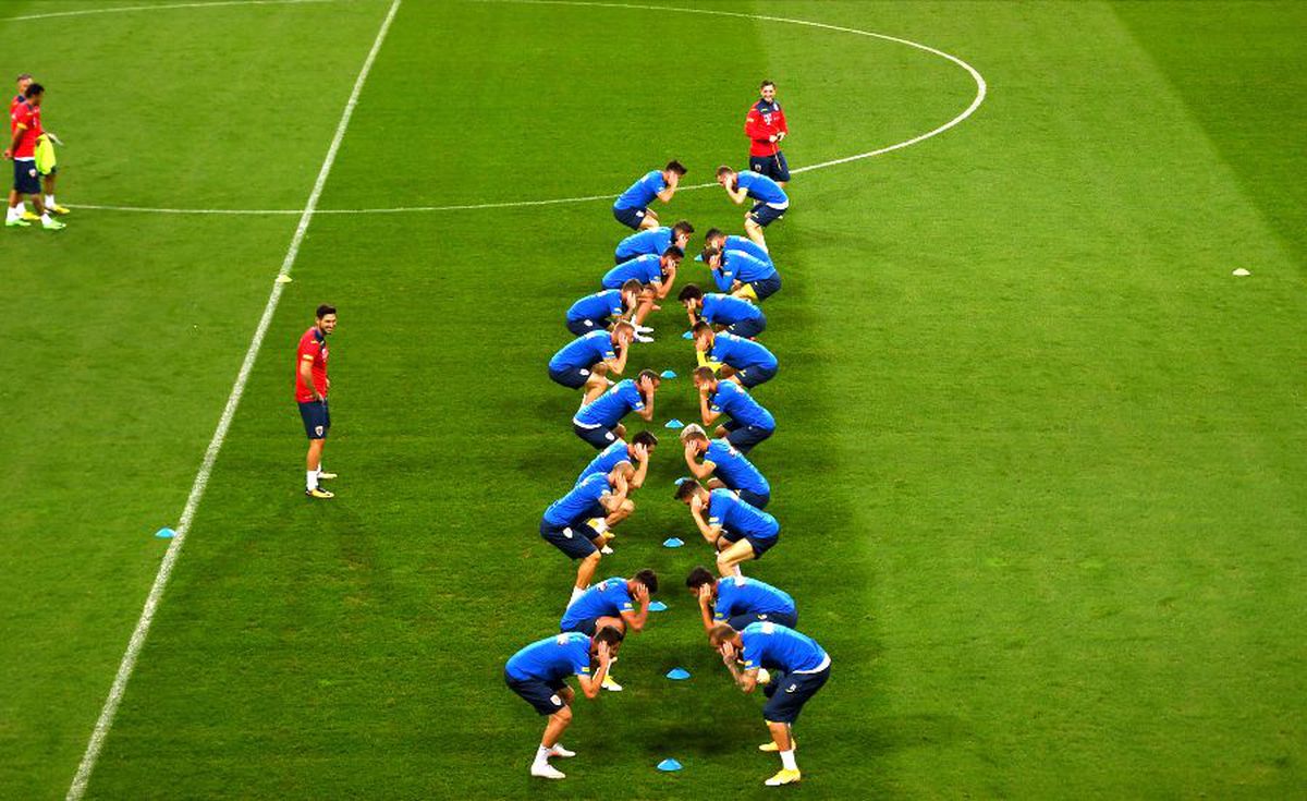 Austria - România, imagini de la antrenamentul oficial al „tricolorilor”