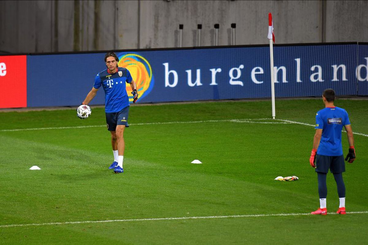 Austria - România, imagini de la antrenamentul oficial al „tricolorilor”