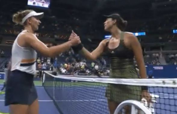 Scandal cu scântei la US Open! Muguruza s-a burzuluit la Krejcikova, care a acuzat probleme de respirație și a fost ajutată să iasă de pe teren!