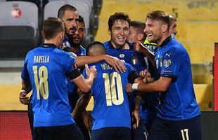 Italia lui Mancini intră în istorie! Record incredibil stabilit de Squadra Azzurra