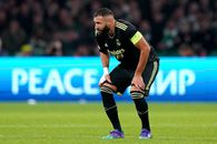 Panică la Real Madrid! Golgeterul Benzema s-a accidentat în meciul de UCL cu Celtic