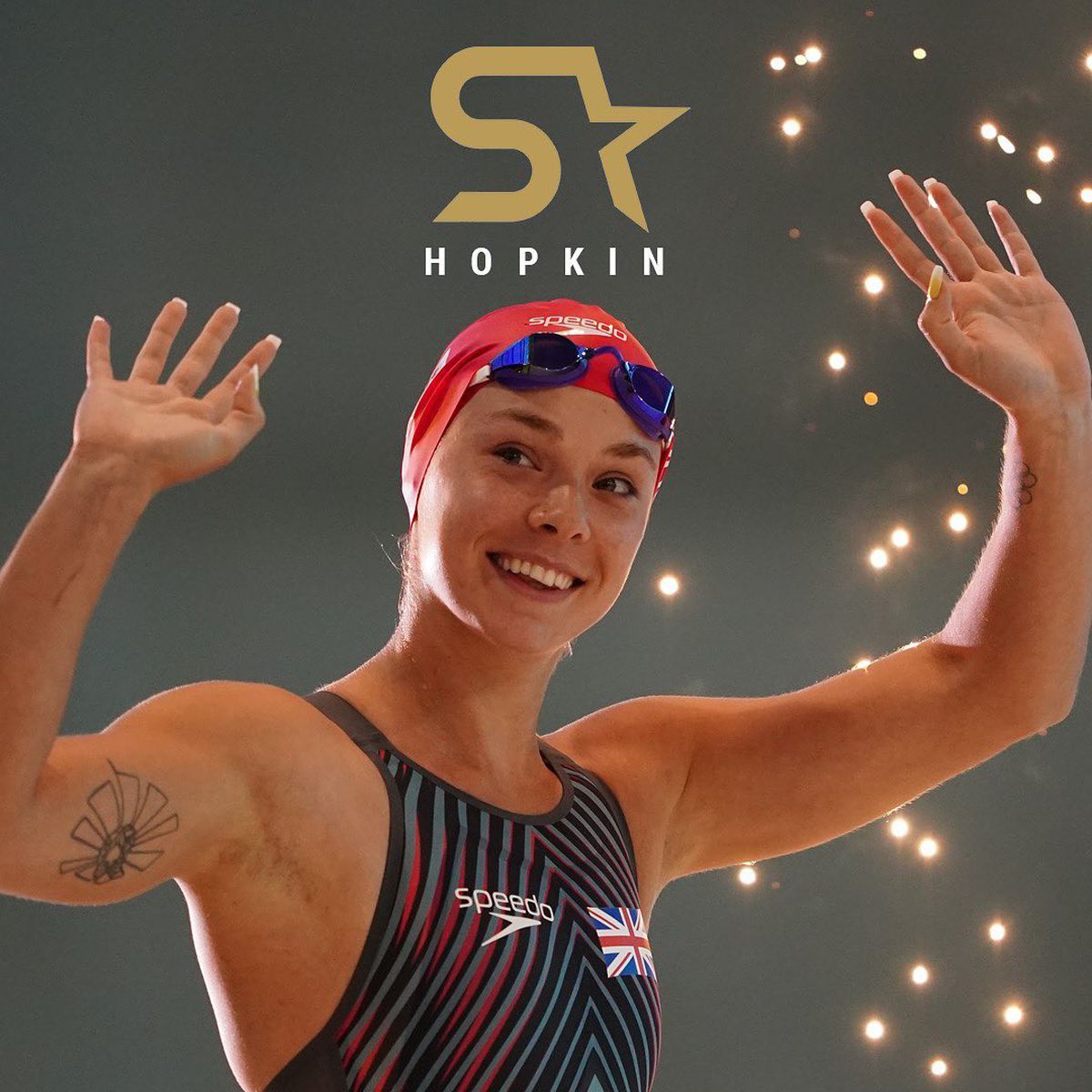 Adam Peaty, Luke Greenbank și Anna Hopkin